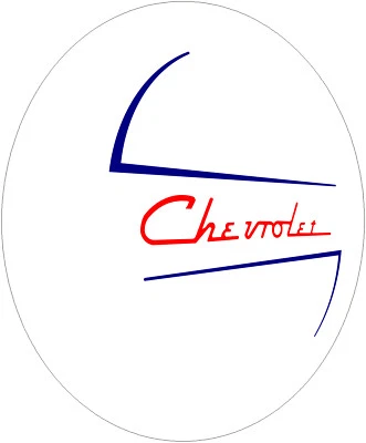 1937 1938 Chevy master deluxe standard sedan delivery convertible hubcap decals - Image 1 of 4