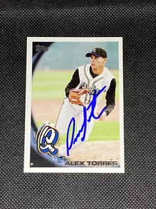 Alex Torres Rancho Cucamonga Quakes 2010 Topps Pro Debut signiertes Autogramm #192 ~ Echtheitszertifikat - Bild 1 von 3