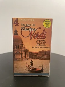 THE BEST OF GIUSEPPE VERDI...4 CASSETTE BOX SET.. - Picture 1 of 3