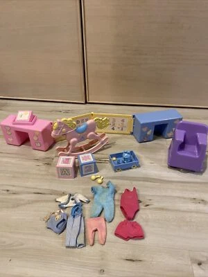 Barbie The Heart Family Play Center 1987 de colección raro con caballo mecedor y ropa Foto 1 de 4