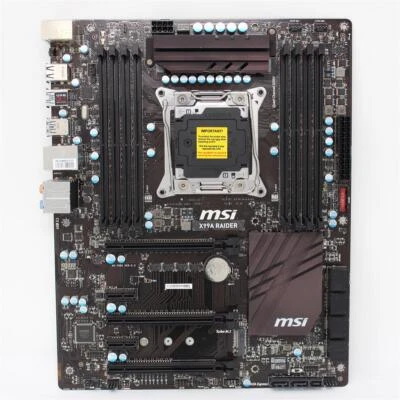 MSI X99A Raider MS-7885 Ver.5.2 Intel X99 ATX socket scheda madre 2011-3 (#3223) - Immagine 1 di 3