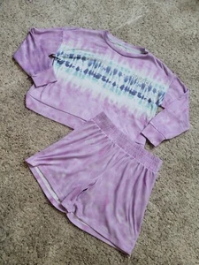 Justice girls 2 piece pajama set size 10 medium - Picture 1 of 4