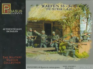 Pegasus Hobbies 1/72 WWII Deutsche Waffen SS -Set 1 1943 Kursk L.A.H. - Bild 1 von 1
