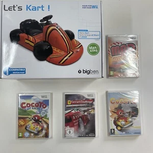 NEUF NEW kart gonflable + 4 jeux ferrari cocoto 1 et 2 tracks nintendo WII WII U - Imagen 1 de 1