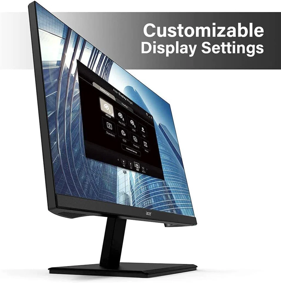 ACER V227Q bi 21.5" 1920x1080 Full HD VA LED 4ms 75Hz Adaptive Synce Monitor - Image 1 of 1