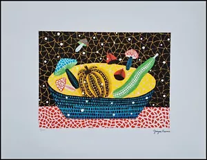 YAHOI KUSAMA * Fruits * 65 x 50 cm * Lithografie *Kunstdruck* limitiert # 29/500 - Bild 1 von 7