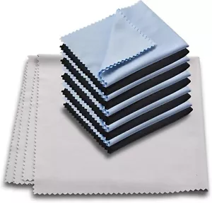 11pcs Eyeglass Cleaning Cloths Premium Soft Glasses Cleaner1pcs 12"x12" + 10pc - Picture 1 of 8