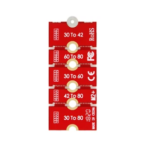 Red M.2 NGFF NVMe SSD 2230 2242 2260 to 2280 Length Extension Extender Bracket - Photo 1/10