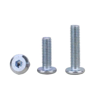 Tornillos de cabeza plana M6 M8 tornillos para muebles acero galvanizado Tornillo hexagonal interior - Imagen 1 de 4