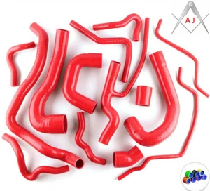 Kit de mangueras de refrigerante de radiador de silicona rojo turbo 2003-2014 para SAAB 9-3 1.8T 2.0T - Imagen 1 de 8