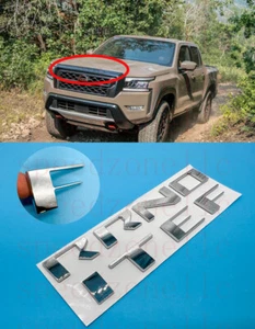 Chrome Letters for 2022 Nissan Frontier Hood Grill Plastic Inserts - Bild 1 von 7