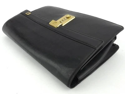 Dunhill Clutch bag Black gold Women Authentic secondhand - image 1 of 4