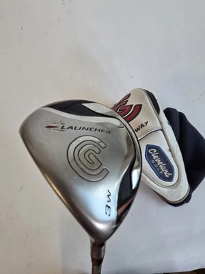 Cleveland Launcher 3 Wood 15* Left Handed Fujikura Senior M Shaft W/ Headcover - Image 1 of 4