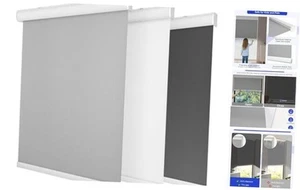 100% Blackout Cordless Roller Shades for Windows,Pull Down Thermal Insulated, - Picture 1 of 7