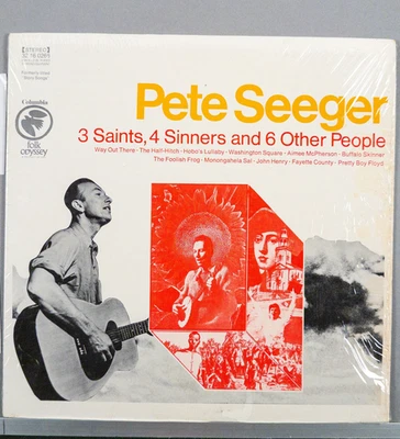 PETE SEEGER 3 Saints, 4 Sinners And 6 Other People LP Album EX/VG+ Odyssey - Image 1 of 4