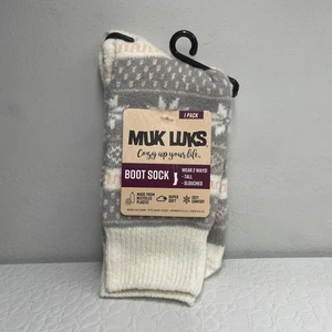 Calzino stivaletto donna Muk Luks taglia 6-10. Super Morbido - Realizzato in plastica riciclata nuovo con etichetta - Foto 1 di 7