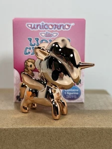 Tokidoki Unicorno Lite Peachy Liquid Chrome 2" Vinyl Figure New w/ Box - Picture 1 of 6