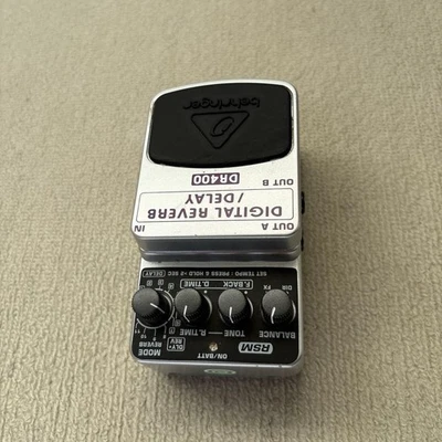 Behringer DR400 Digital Reverb Delay Guitar Effects Pedal from Japan VHTF HTF - Image 1 of 4