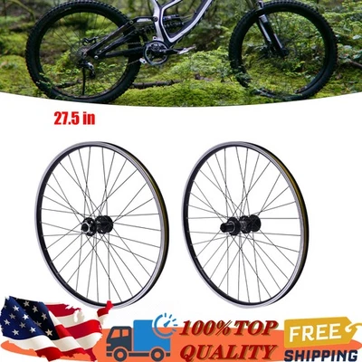 27.5" Mountain Bike Wheelset Rim Disc Brake MTB Wheelset Aluminum Alloy - Image 1 of 4