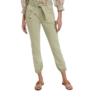 Paige Mayslie High Rise Vintage Light Pistazie Jogginghose Gr. 28 Stretch Cropped - Bild 1 von 12