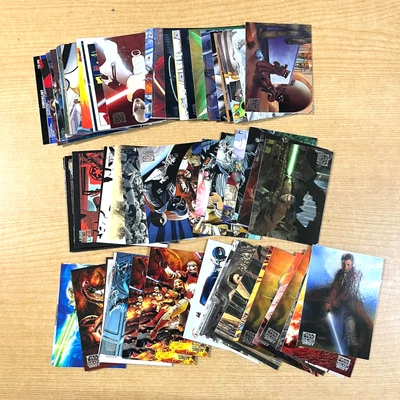 Topps Star Wars Galaxy Trading Cards mixed lot x81 cards (with replicas) - Image 1 of 4