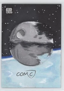 2021 Topps Chrome Star Wars Galaxy 1/1 Madison Emerick Auto Sketch p1l - Picture 1 of 3