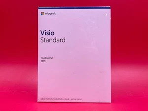 Microsoft Visio 2019 Standard French D86-05831 ✅❤️️✅❤️️ BRAND NEW! SEALED! - Picture 1 of 5
