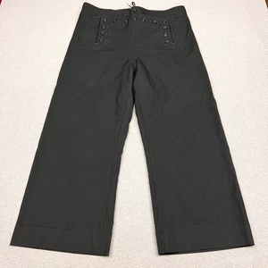 DSCP Quarterdeck Pants Mens 38x27 Black Wool Sailor Military Classic Wide Leg - Picture 1 of 11