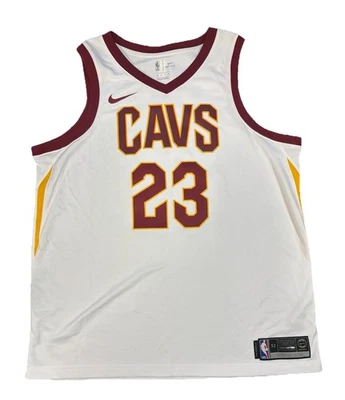 Camiseta LeBron James #23 Cavs Nike Swingman NBA Blanca Talla 52 XL USADA EN EXCELENTE ESTADO Foto 1 de 4