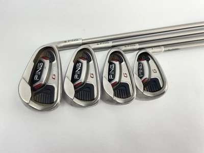 Ping G20 Ferri da Stiro 8-SW Gold Dot Regular Flex Grafite/Destra/Nuovi Impugnature/27269 - Immagine 1 di 4