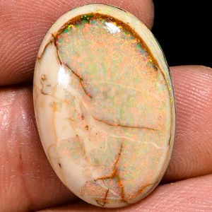Sterling MONARCH OPAL oval cabochon loose gemstone 6.95 Cts. (14 x 21 x 04 mm) - Picture 1 of 7