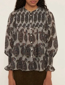ANTIK BATIK VINTAGE ELIA BLOUSE Size Small - Picture 1 of 4