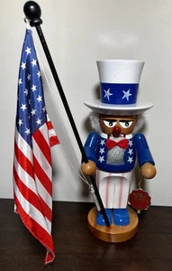 STEINBACH NUTCRACKER Patriotic Uncle Sam Germany 4th of July USA FLAG NICE!!! - Bild 1 von 22