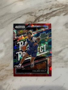 Caleb Holt 2024 Panini Prizm Draft Picks Rated Prospect #11 Red Ice - Bild 1 von 2