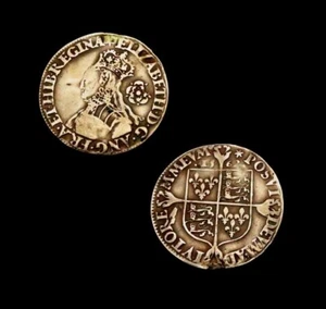X183: 1562 Elizabeth 1st Tudor MILLED or Machine Pressed Silver Sixpence - Picture 1 of 1