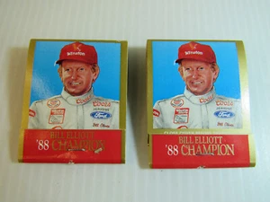 Matchbooks Nascar Cup Bill Elliot 88' Champ 25th Anniv Collectible Full (2) - Picture 1 of 3