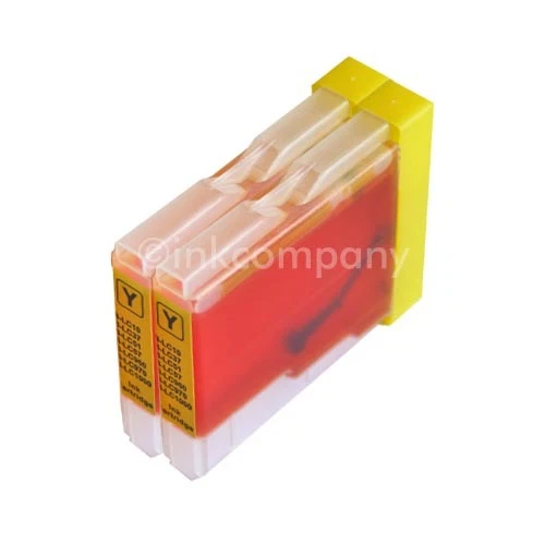 TINTE PATRONEN 2x yellow MFC 235C 240C 260C 3360C 440CN 460CN 465CN 5460CN 5860C - Bild 1 von 1