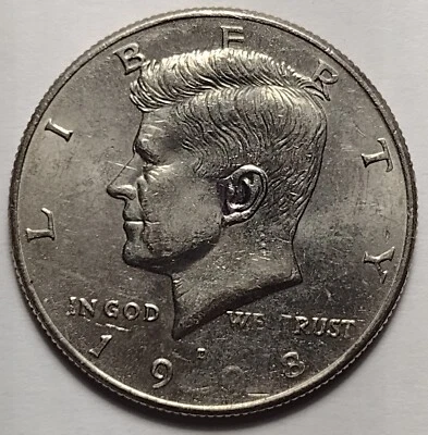1998-D Struck Through Grease Error Half Dollar - Image 1 of 2