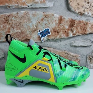 Nike Alpha Menace Pro 3 Fußballschuhe Herren Größe 12 rasiermesserscharfe Schnitte grün NEU - Bild 1 von 13
