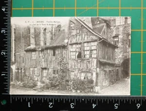 OLD POSTCARD ROUEN VIELLESMAISONS TOUR ST ROMAIN - Picture 1 of 2