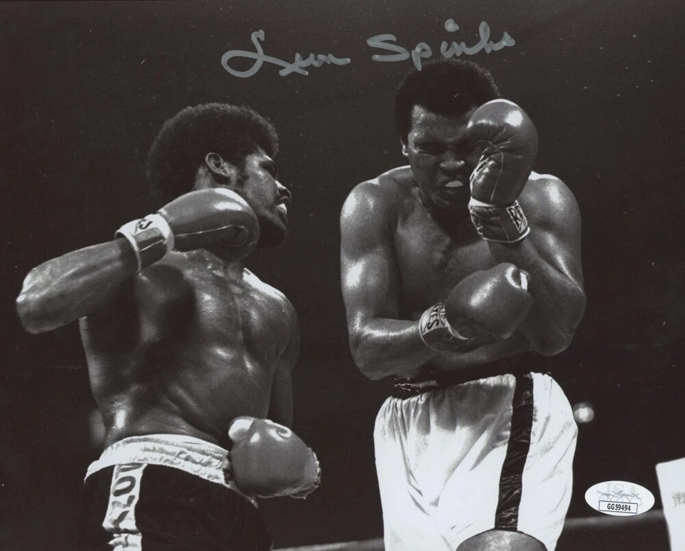 Leon Spinks Boxing Champion Signed 8x10 Photo PSA COA Muhammad Ali F - Image 1 of 1
