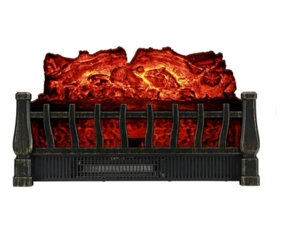 Caesar Fireplace Electric Indoor Firelog Stove Heater with Remote (FP201R) - Image 1 of 4