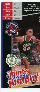 Toronto Raptors vs. Boston Celtics Vintage Ticket Skydome (Toronto, 1997) - Picture 1 of 1