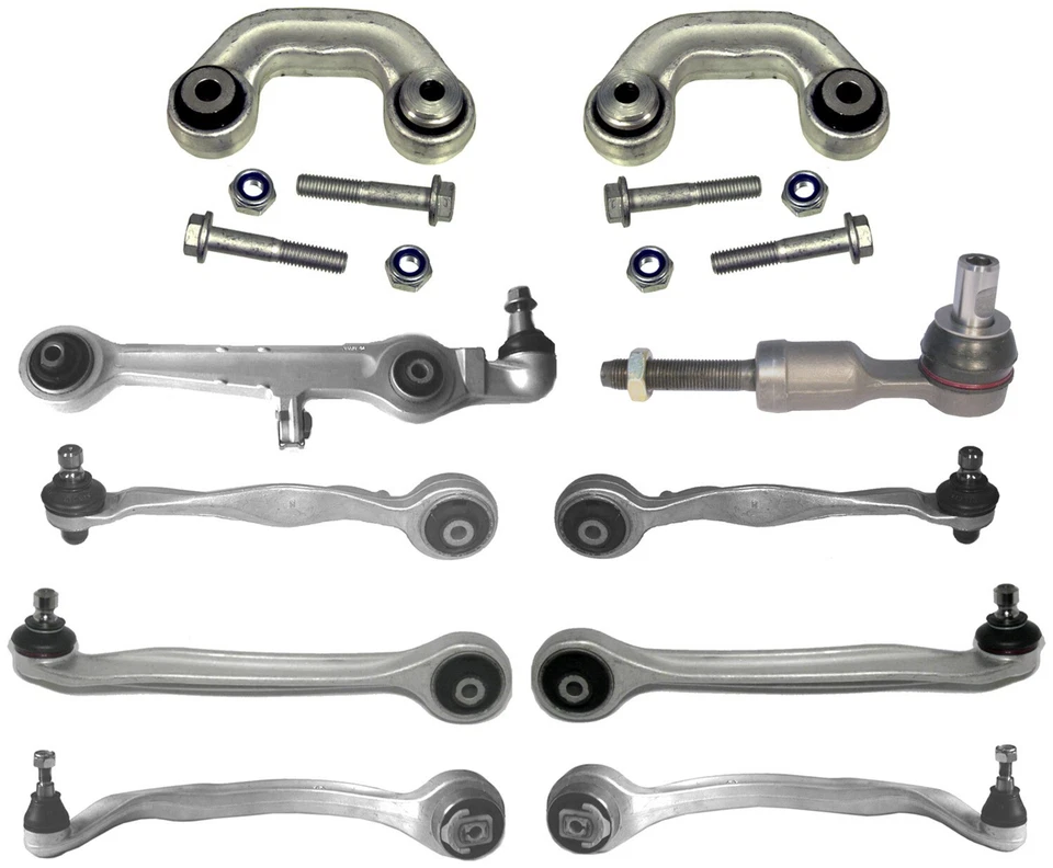 Front Suspension Control Arm Kit Delphi For 1998-2001 Audi A6 Quattro 1999 2000 - Image 1 of 4