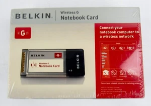 Belkin Wireless G Notebook Card NEW SEALED - Photo 1/8