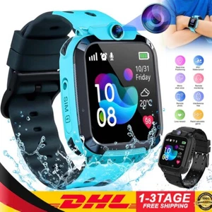 Kinder Smartwatch mit Telefonfunktion Armbanduhr Smart Watch SOS Sim Karte Uhr - Bild 1 von 27