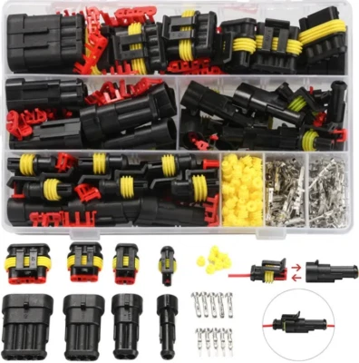 SONSTIGE Juego de 352 conectores Superseal para automóvil - 1,5 mm resistente al agua - 1/2/3/4 pines