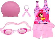  Gilrs Swimming Kit | Swimming Costume | Swim Suit | Swimwear | Swimming Dress G