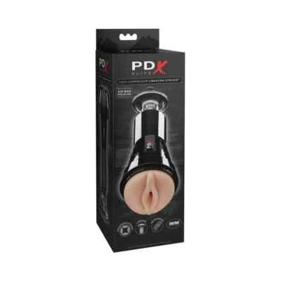 Pipedream Extreme Elite Penis Compressor Vibrating Stroker, Adult Male Sex Toy - Image 1 of 4