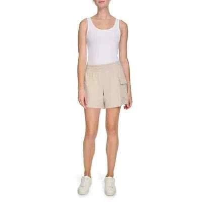 Corto cargo de felpa para mujer DKNY talla L crema Foto 1 de 4